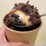 cuchareable de torta de chocolate