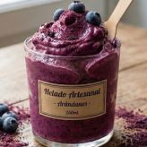 helado arandanos artesanal